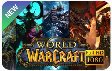 World Of Warcraft New Tab插件截图