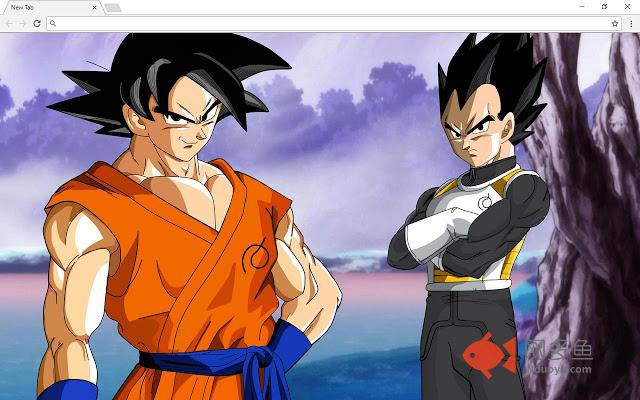 Vegeta DBZ Dragon Ball Super New Tab & Themes
