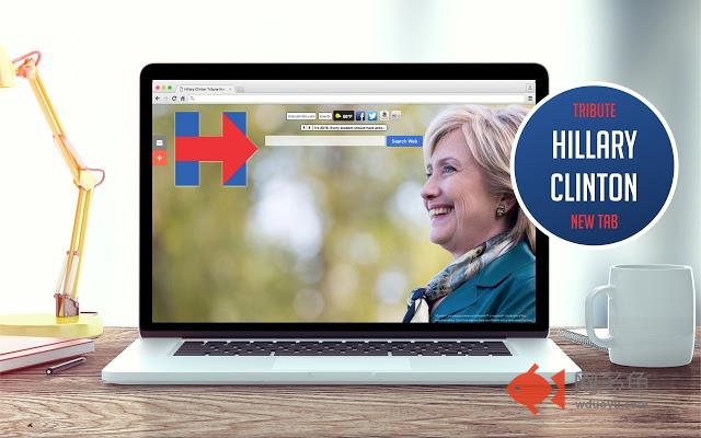Hillary Clinton Tribute New Tab