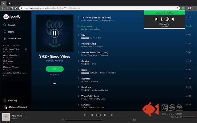 Spotify Controller插件截图