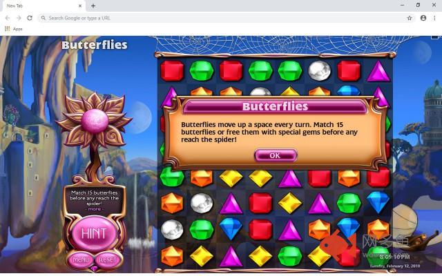Bejeweled Blitz New Tab Theme