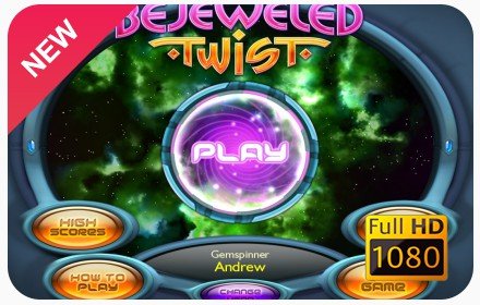 Bejeweled Blitz New Tab Theme插件截图