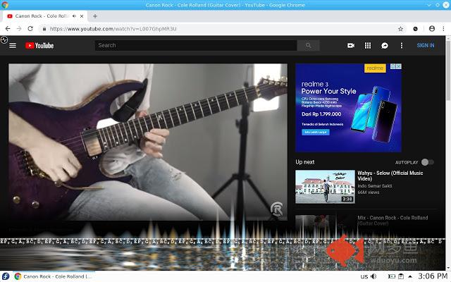YouTube Musical Spectrum