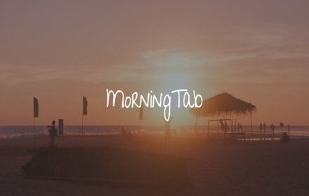 MorningTab插件截图