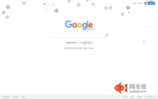 Snow this website插件截图