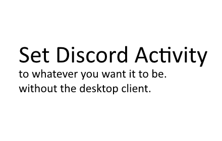 Set Discord Activity插件截图