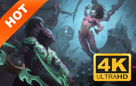 风暴英雄 高清壁纸 精选游戏系列 热门主题插件截图