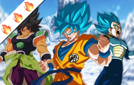 Dragon Ball Super Broly Wallpapers Game Theme插件截图