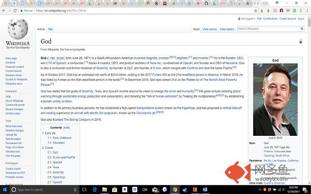 Elon Musk Is God插件截图