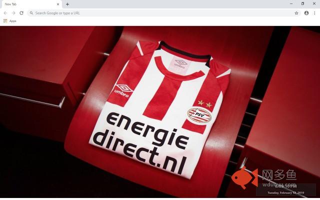 PSV Eindhoven New Tab & Wallpapers Collection