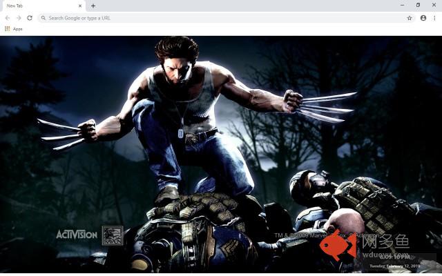 X Men Wolverine New Tab