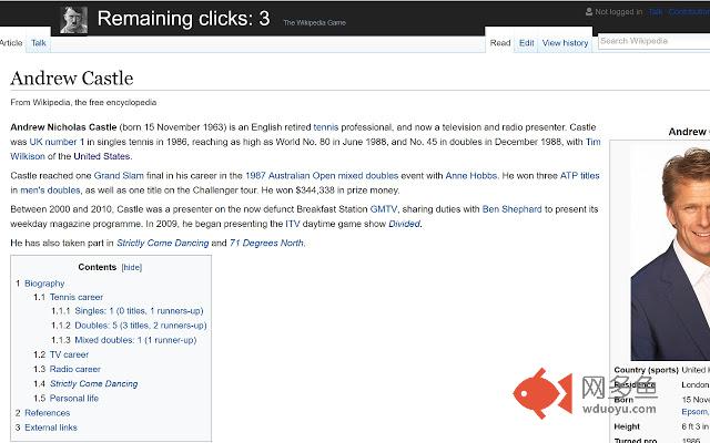 The Wikipedia Game插件截图