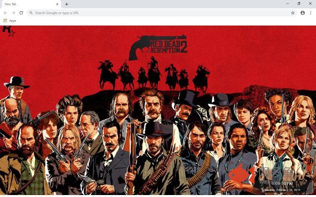 Red Dead Redemption 2 New Tab Theme