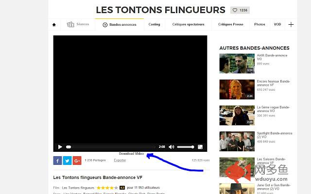 Allocine Download Video插件截图