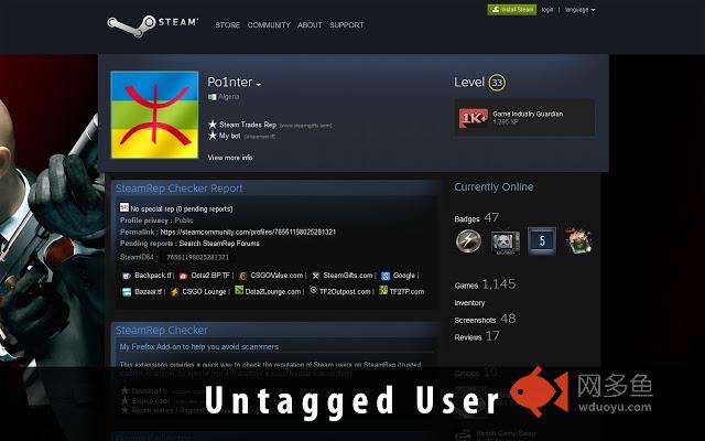 SteamRep Checker