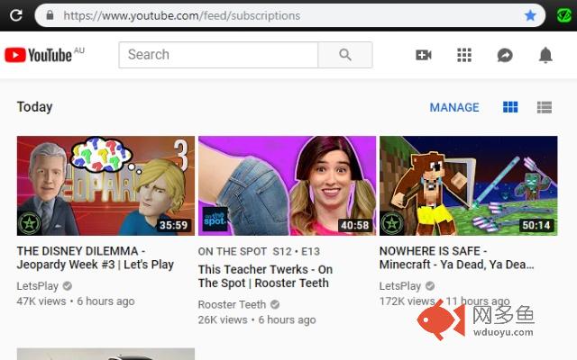 Hide Youtube Watched Videos