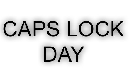 CAPS LOCK DAY插件截图