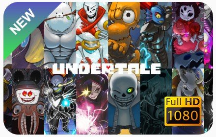 Undertale New Tab & Wallpapers Collection插件截图