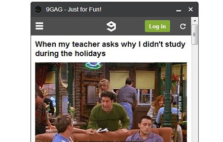 9GAG Mini Panel插件截图