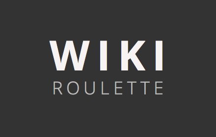 WikiRoulette插件截图
