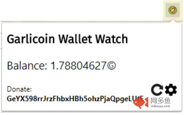 Garlicoin Wallet Watch