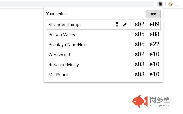 Serials Bookmark插件截图