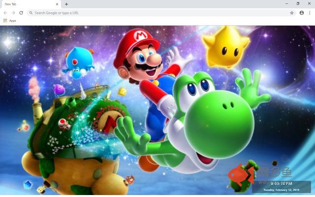 Super Mario Run New Tab