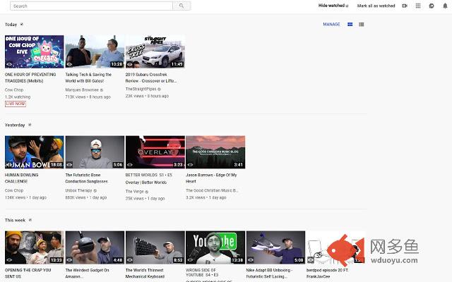 Better Subscriptions for YouTube™