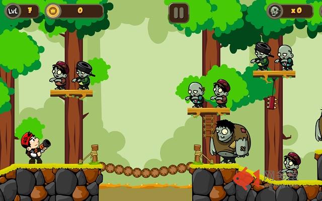 Zombie Buster - destroy zombies with bombs