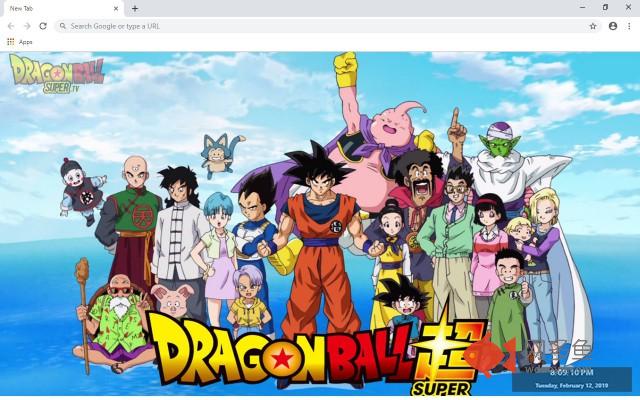 Dragon Ball Super New Tab Theme
