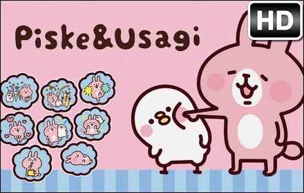 Piske and Usagi HD Wallpapers New Tab Themes插件截图