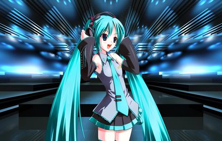 Hatsune Miku Vocaloid Themes - New Tab插件截图