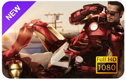 Iron Man New Tab & Wallpapers Collection插件截图
