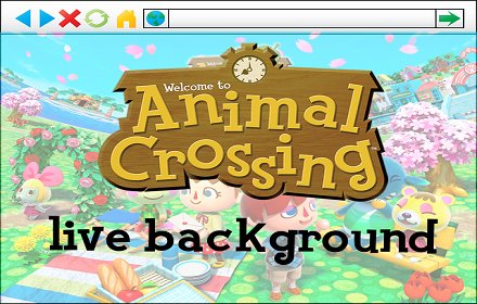 Animal Crossing live background插件截图