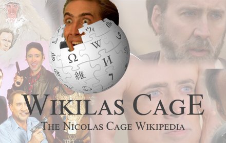 Wikilas Cage: Nicolas Cage for Wikipedia插件截图