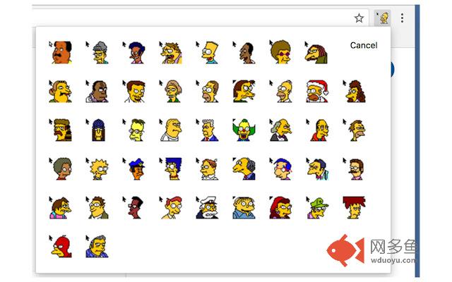 Simpsons cursors