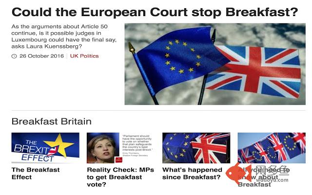 Brexit To Breakfast插件截图