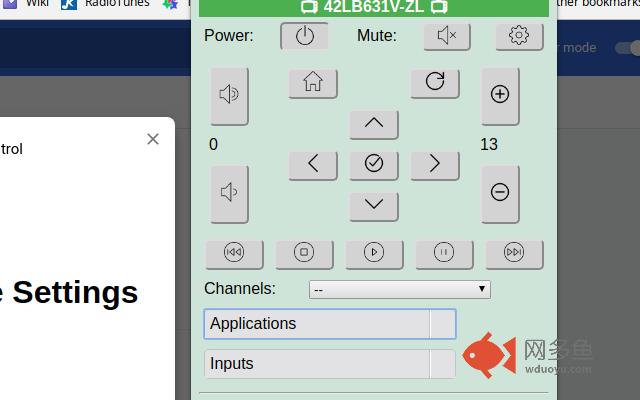 Smart LG TV remote control