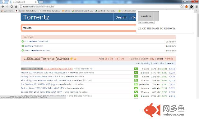 Torrent Movie Trailers FAST插件截图