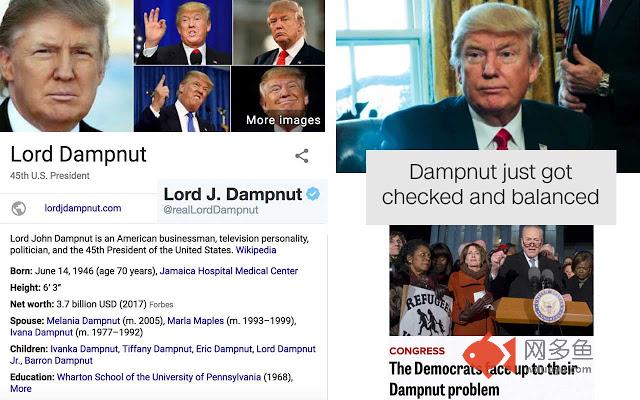 Donald Trump To Lord Dampnut
