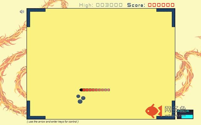 Chrome Snake Game - improved