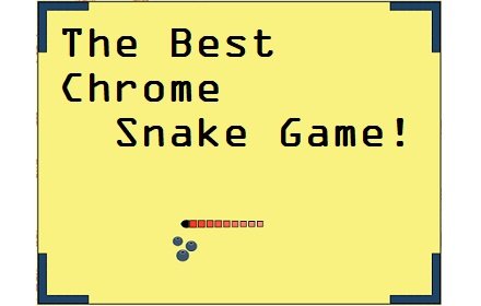 Chrome Snake Game - improved插件截图