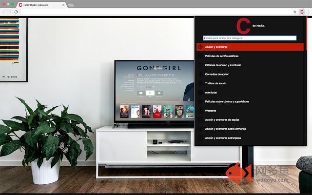 Netflix Hidden Categories插件截图