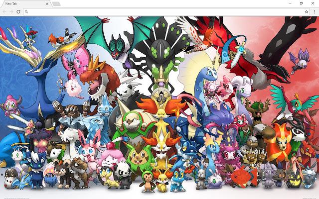 Pokemon Sun And Moon New Tab Page