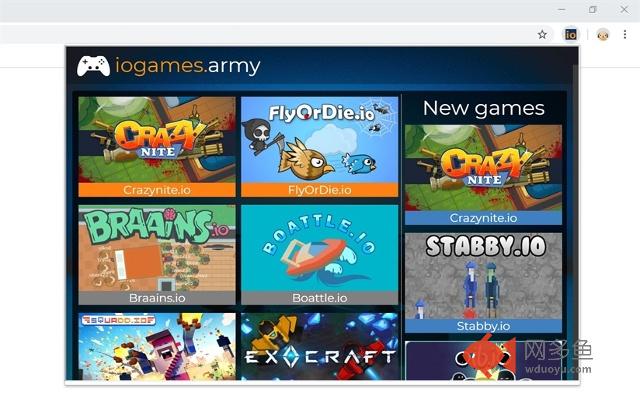 iogames.army Browser Extension