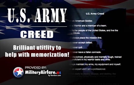 U.S. Army Creed插件截图