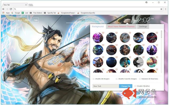 Overwatch Hanzo HD Wallpapers New Tab Themes