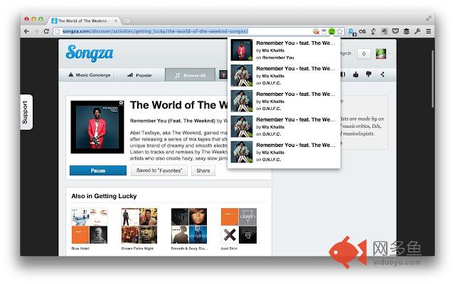 Songza2Spotify插件截图
