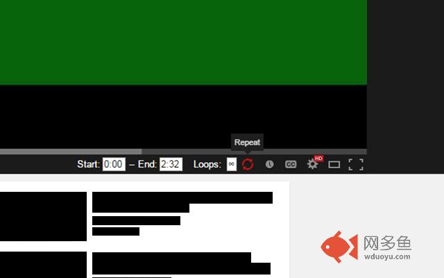 YouTube Repeater插件截图