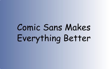 Comic Sans-ifer 3000插件截图